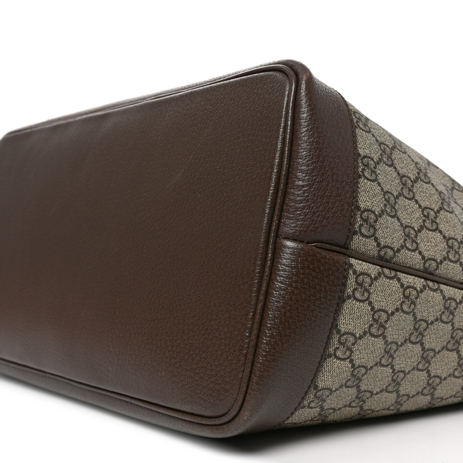 Gucci GG Supreme Monogram Textured Calfskin Medium Ophidia Shoulder Tote Bag Beige Ebony New Acero 10 of 10