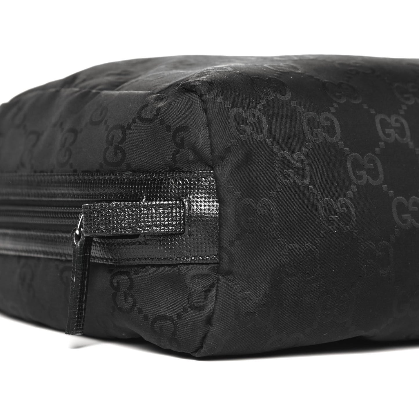 Nylon Monogram Cosmetic Case Black
