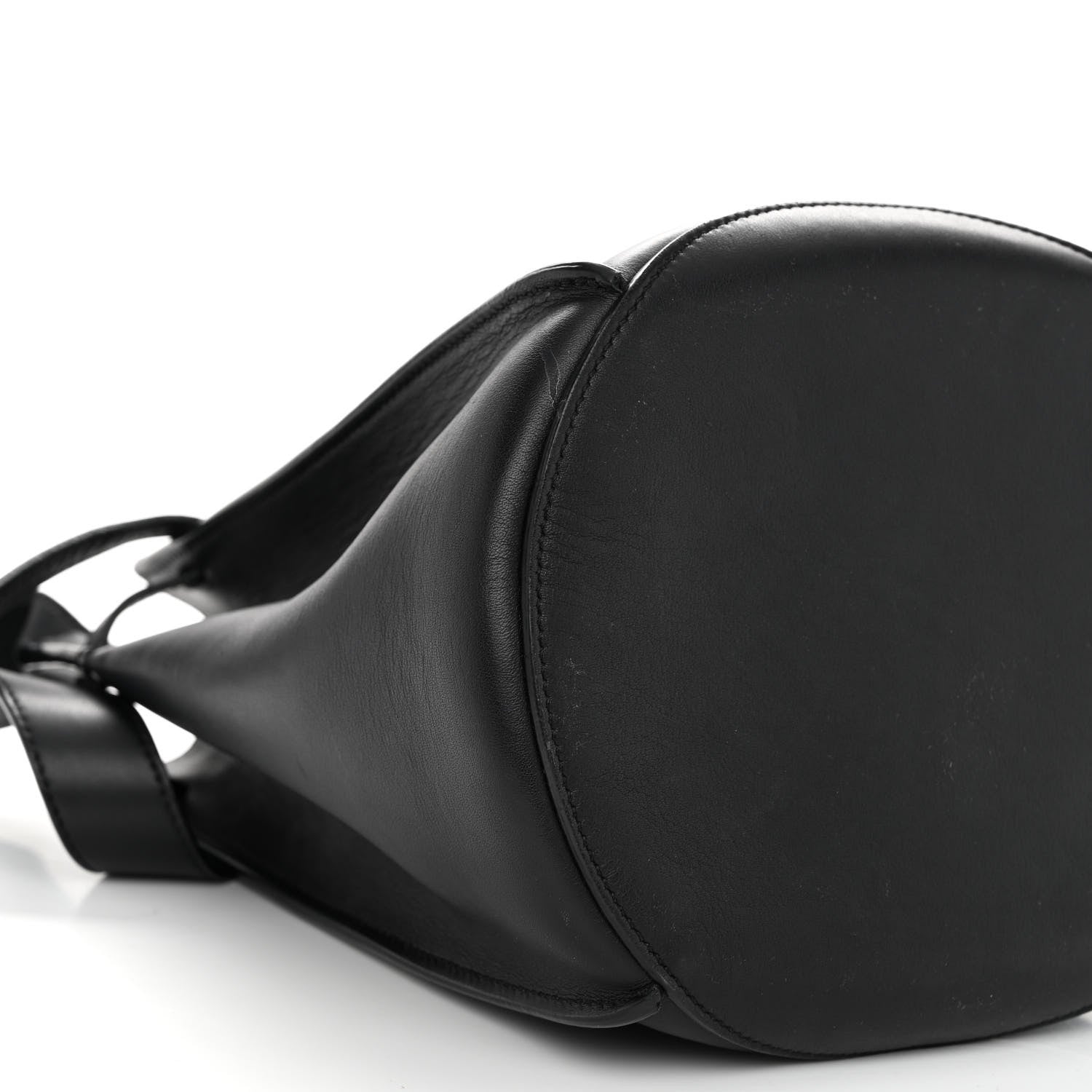 Celine Smooth Calfskin Long Strap Big Bucket Bag Black 8 of 11