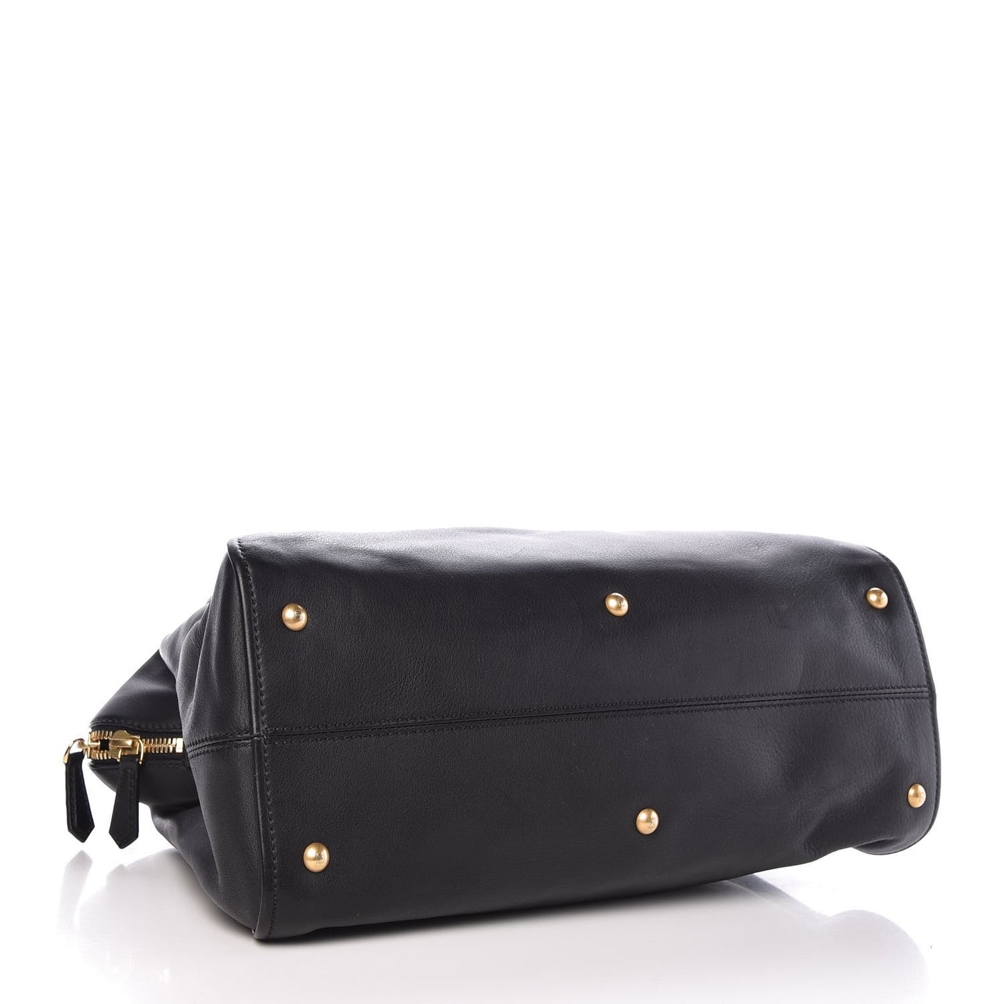 Vitello Dolce Marmol Large Chameleon Tote Black