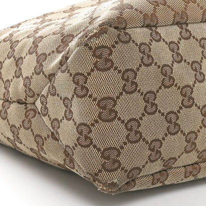Gucci Monogram Medium Horsebit Chain Hobo Dark Brown 9 of 10