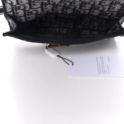 Christian Dior Oblique Slim Saddle Pouch Blue 5 of 10