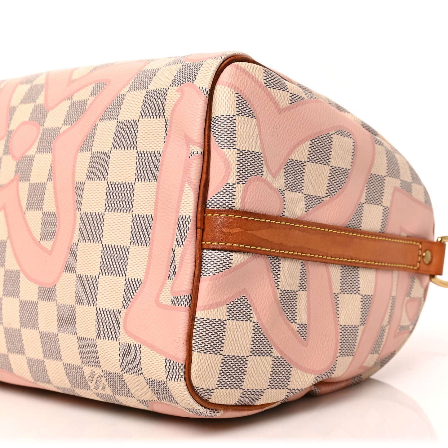 Damier Azur Tahitienne Speedy Bandouliere 30 Rose Ballerine