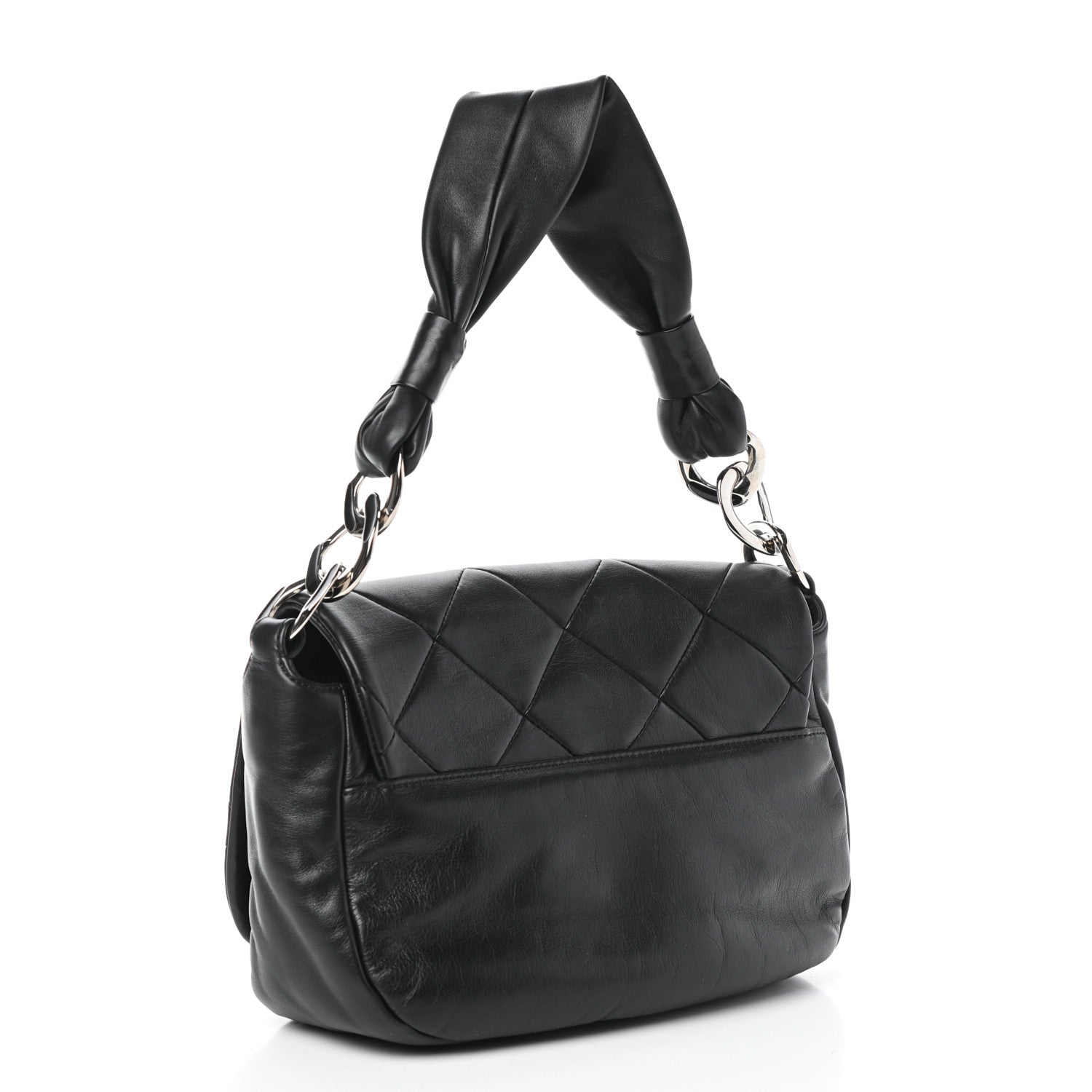Chanel Lambskin Quilted Flap Bag Black 3 of 10