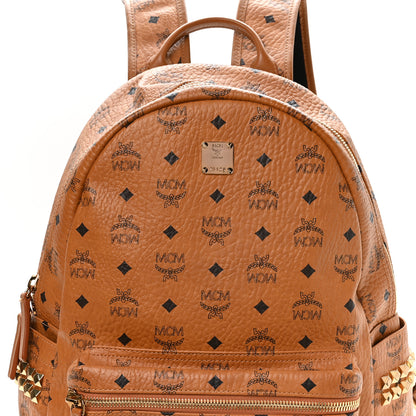 MCM Visetos Large Stark Backpack Cognac 9 of 11