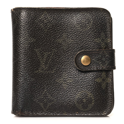 Louis Vuitton Monogram Compact Zippe Zipped Wallet 1 of 9