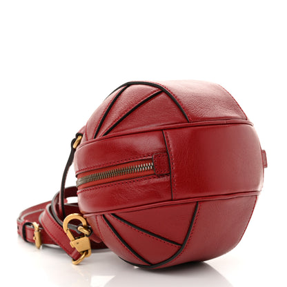 Gucci Piuma Lux Energy Mini Tifosa Basketball Shaped Shoulder Bag Romantic Cerise 4 of 10