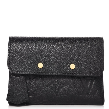 Louis Vuitton Empreinte Pont-Neuf Compact Wallet Black 1 of 7