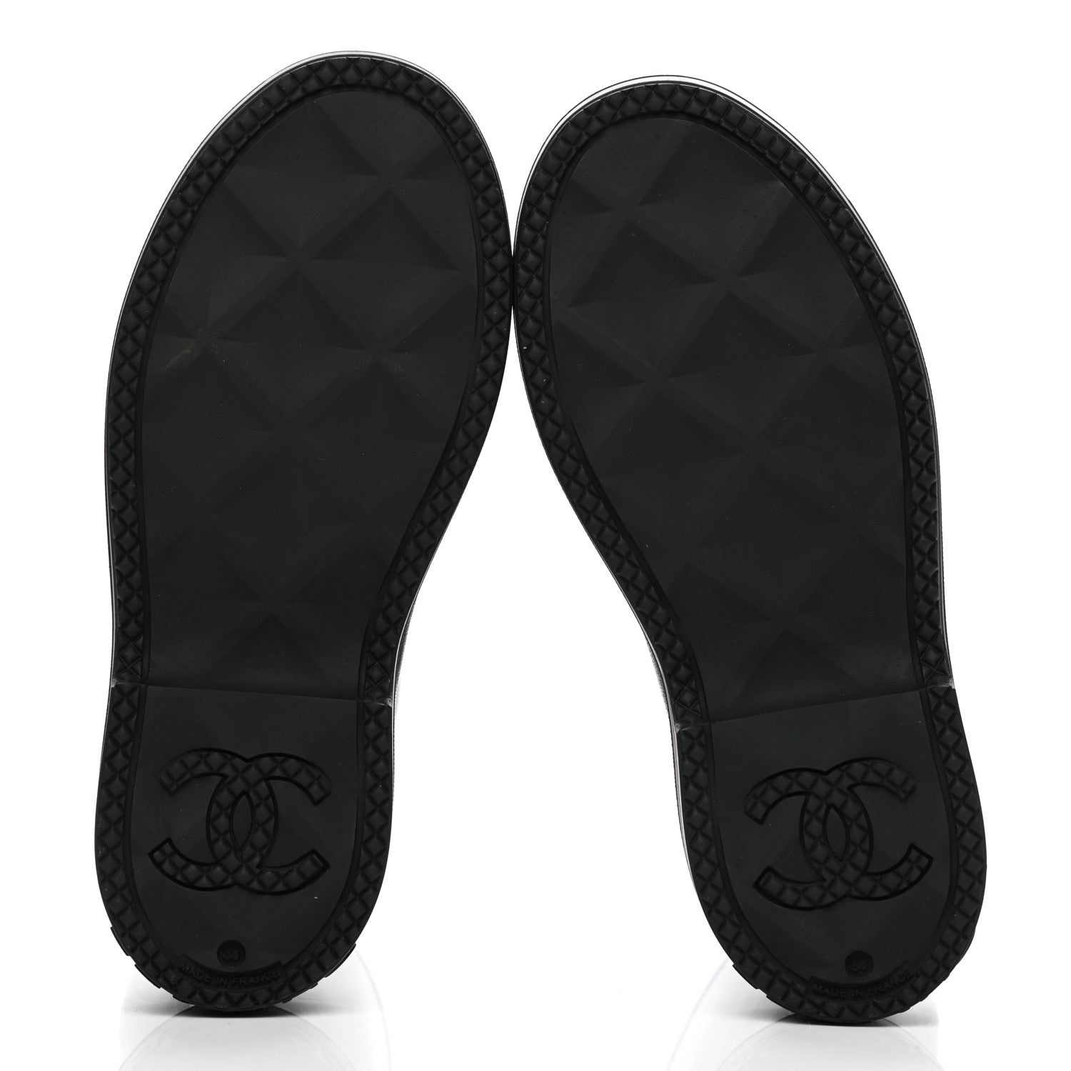 Chanel Caoutchouk CC High Boots 38 Black 5 of 8