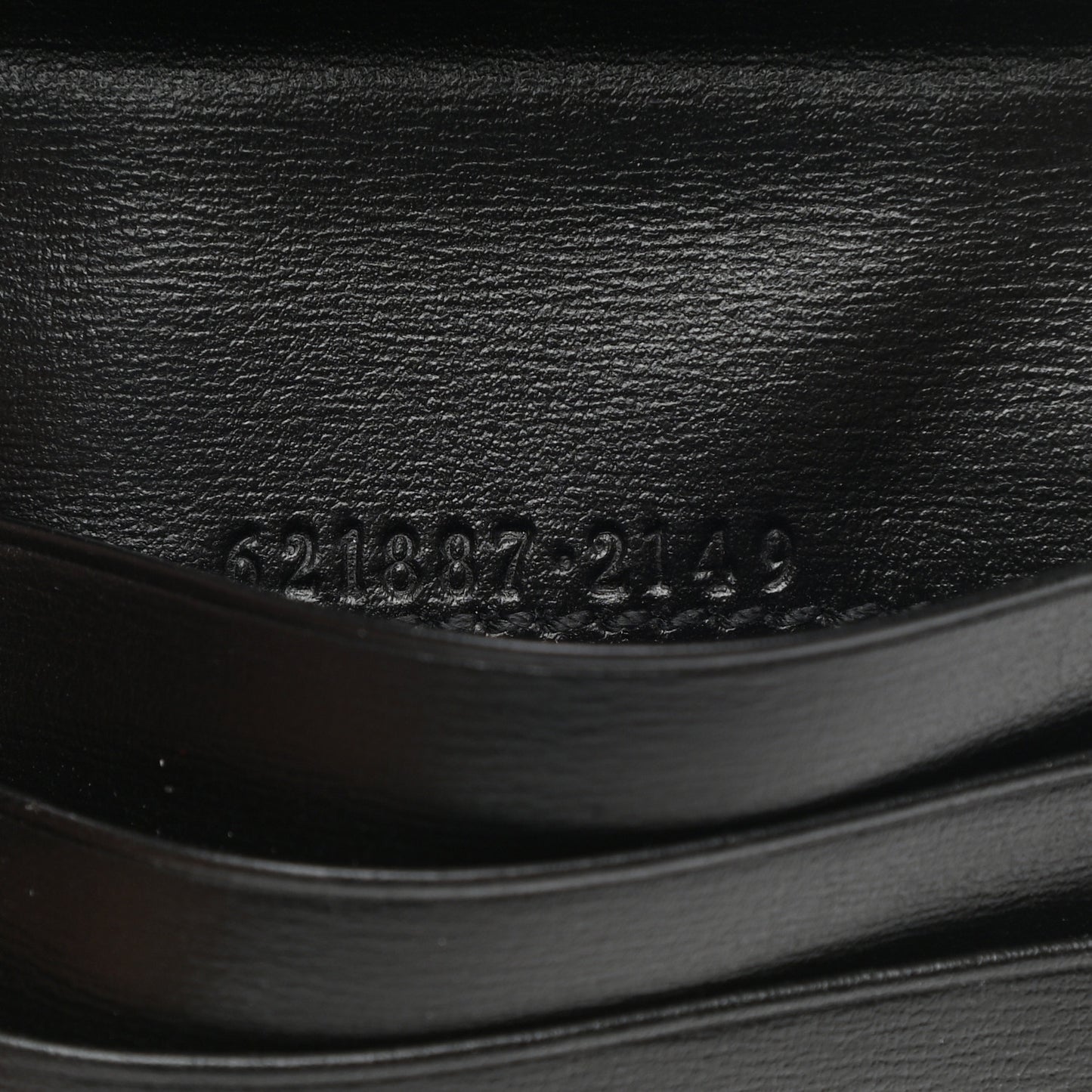 Boarded Plutone Calfskin Horsebit 1955 Card Case Wallet Black