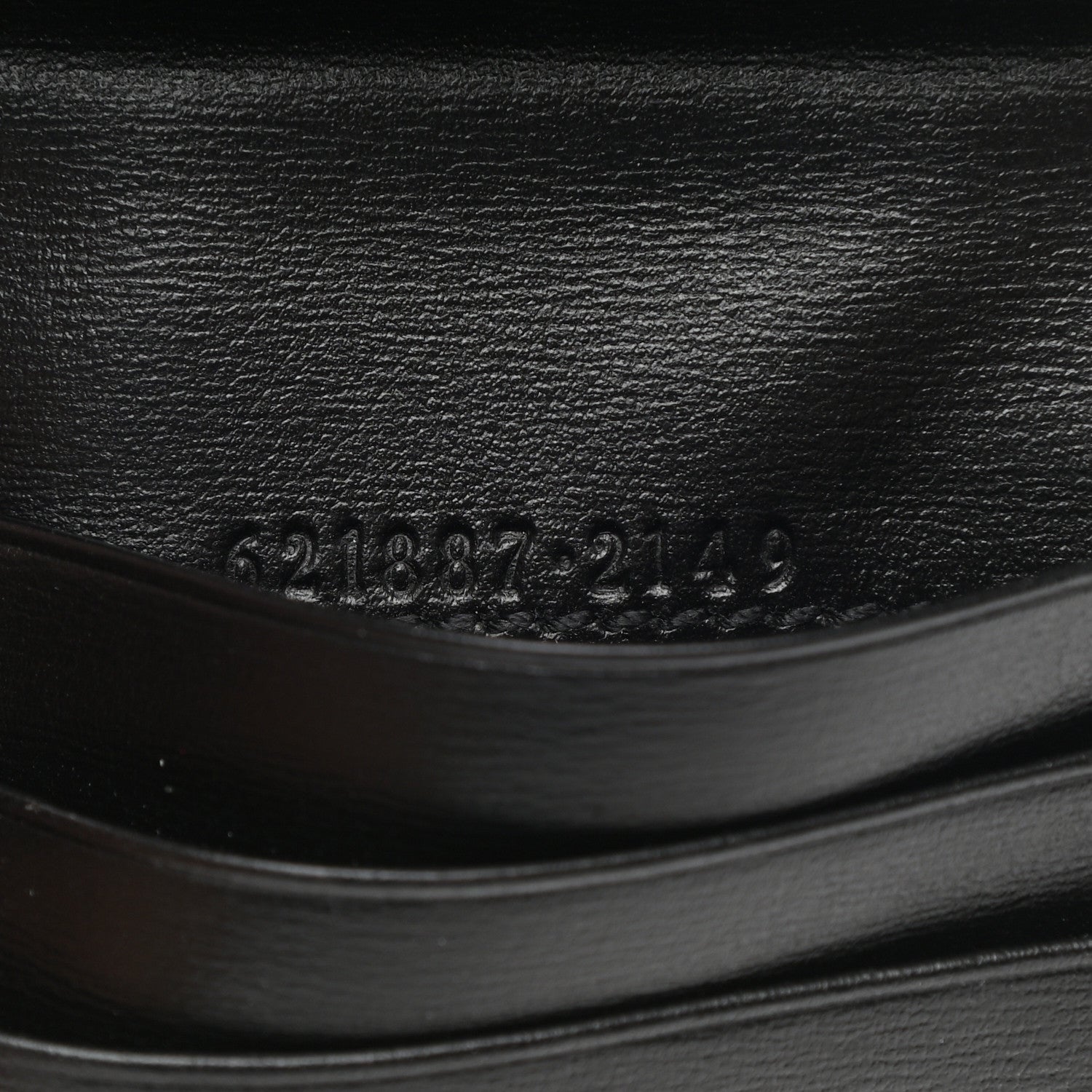 Gucci Boarded Plutone Calfskin Horsebit 1955 Card Case Wallet Black 7 of 8