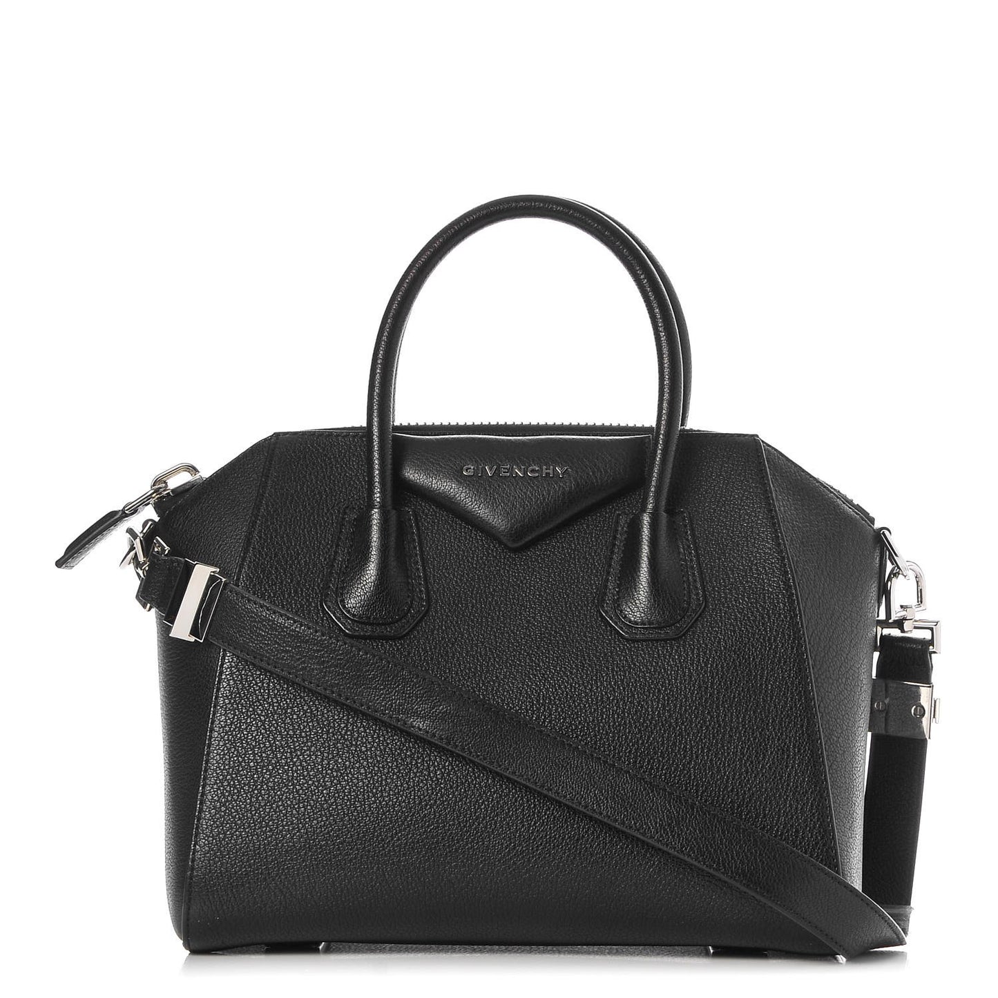 Sugar Goatskin Small Antigona Black