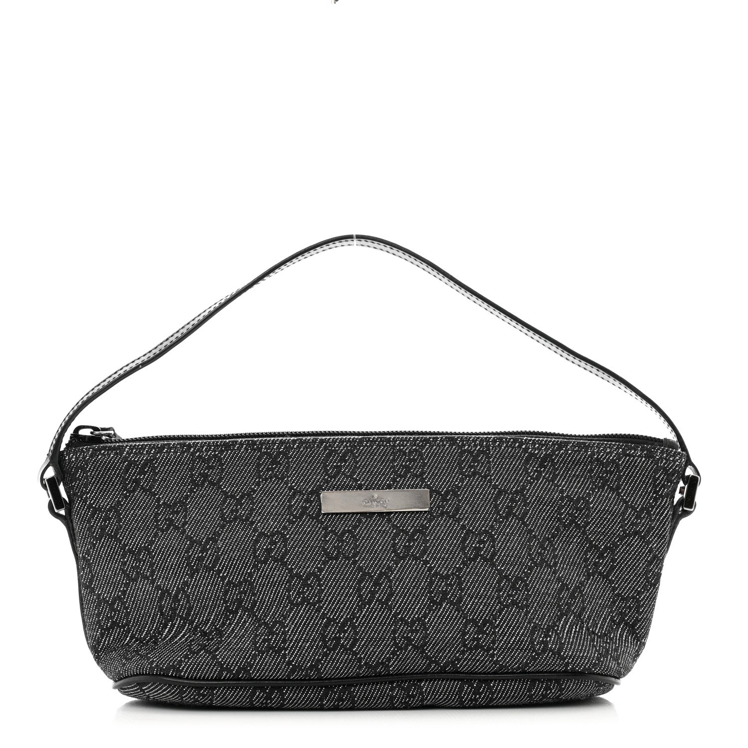 Gucci Monogram Boat Pochette Black 1 of 8