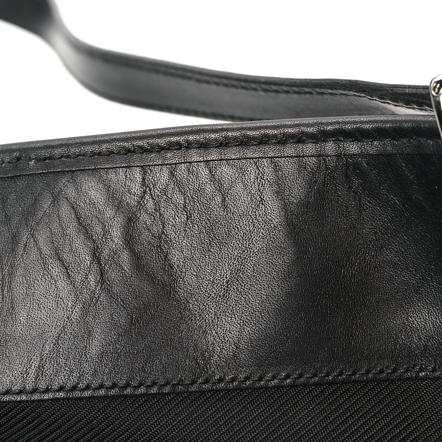 Monogram Bucket Tote Black