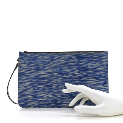 Louis Vuitton Epi Neverfull Pochette MM Denim Light 2 of 6