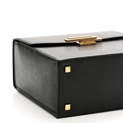 Hermes Chevre Chamkila Cinhetic Boxy Top Handle Bag Black 10 of 11
