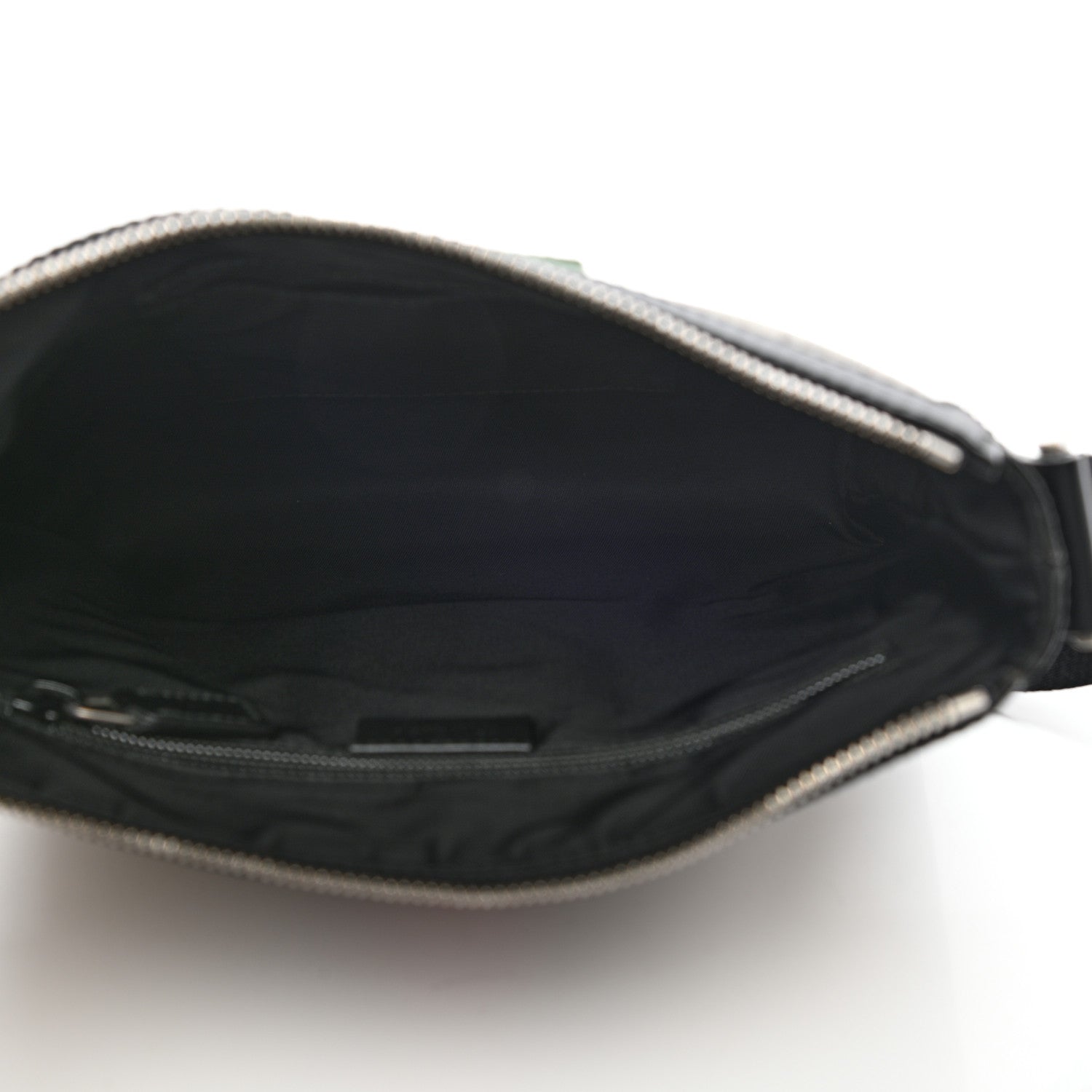 Gucci GG Supreme Monogram Web Messenger Bag Black 4 of 8