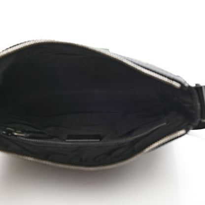 Gucci GG Supreme Monogram Web Messenger Bag Black 4 of 8