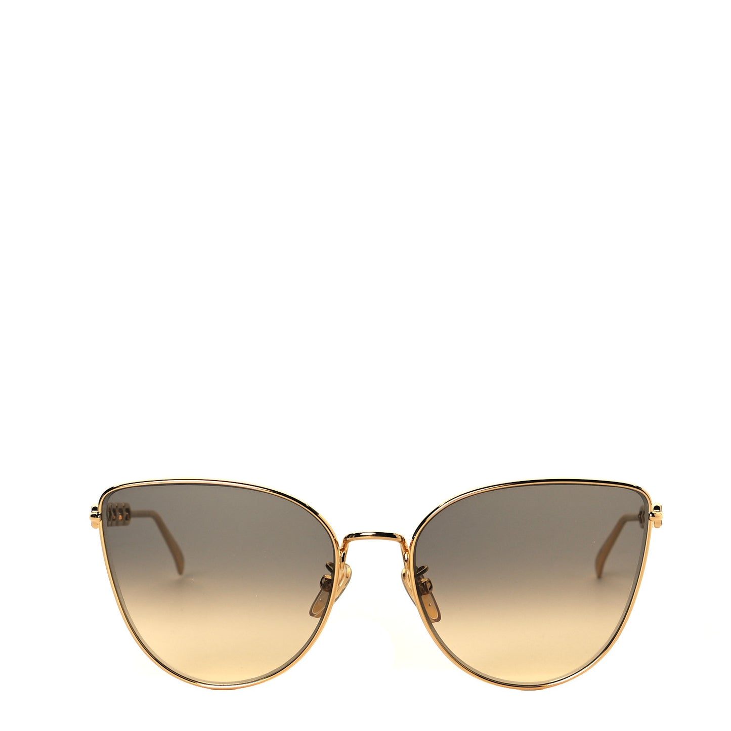 Metal My LV Chain Cat Eye Sunglasses Z1522W Gold