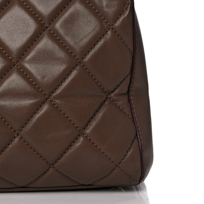 Chanel Calfskin Quilted Perfect Edge Tote Brown 14 of 23