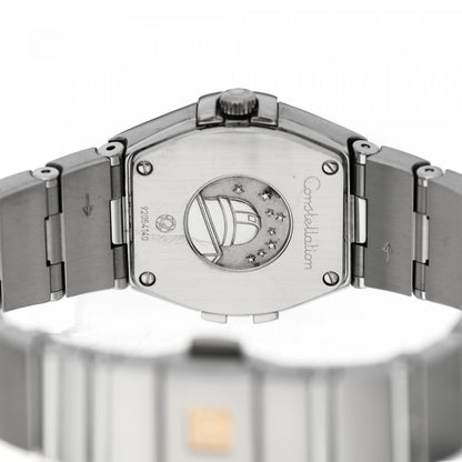 Omega Stainless Steel Diamond Mother of Pearl 24mm Constellation Quartz Watch 123.10.24.60.55.003 4 of 5