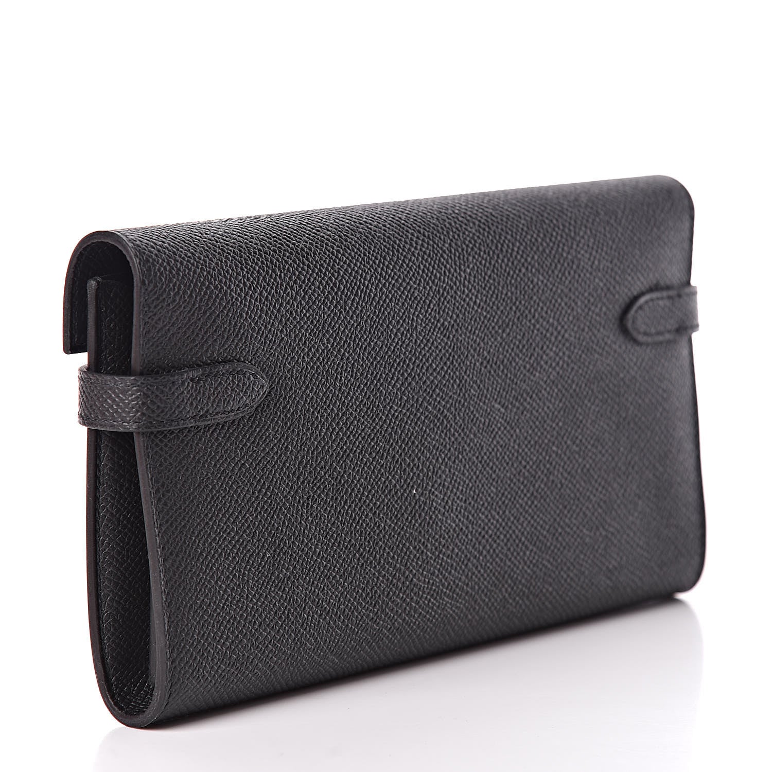 Hermes Epsom Kelly Longue Wallet Black 3 of 8