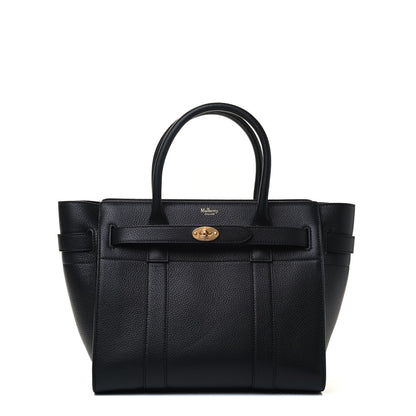 Mulberry Classic Grain Small Bayswater Zip Tote Black 1 of 4