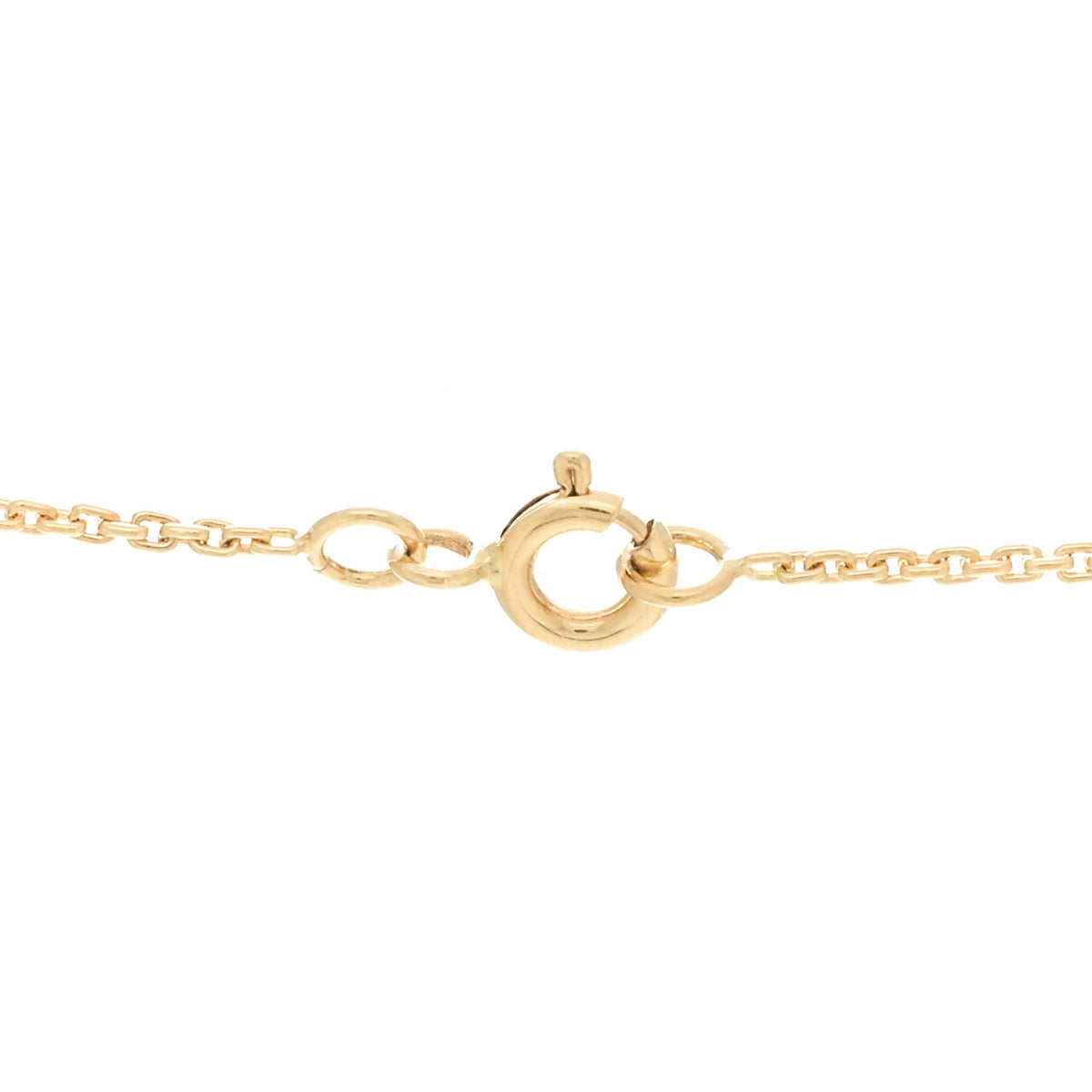 Louis Vuitton 18K Yellow Gold Diamond Small LV Volt One Pendant Necklace 4 of 6