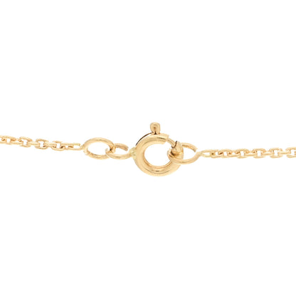 Louis Vuitton 18K Yellow Gold Diamond Small LV Volt One Pendant Necklace 4 of 6