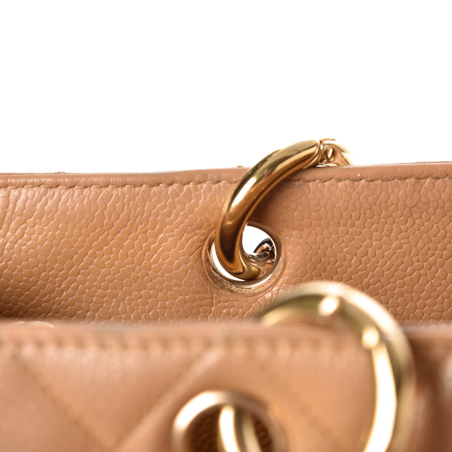 Chanel Caviar Quilted Grand Shopping Tote GST Beige 13 of 30