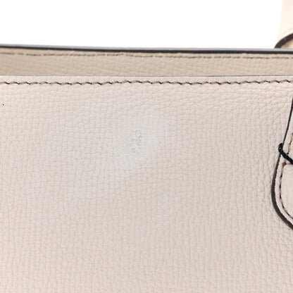 Burberry Derby Calfskin House Check Medium Banner Tote Beige 10 of 10