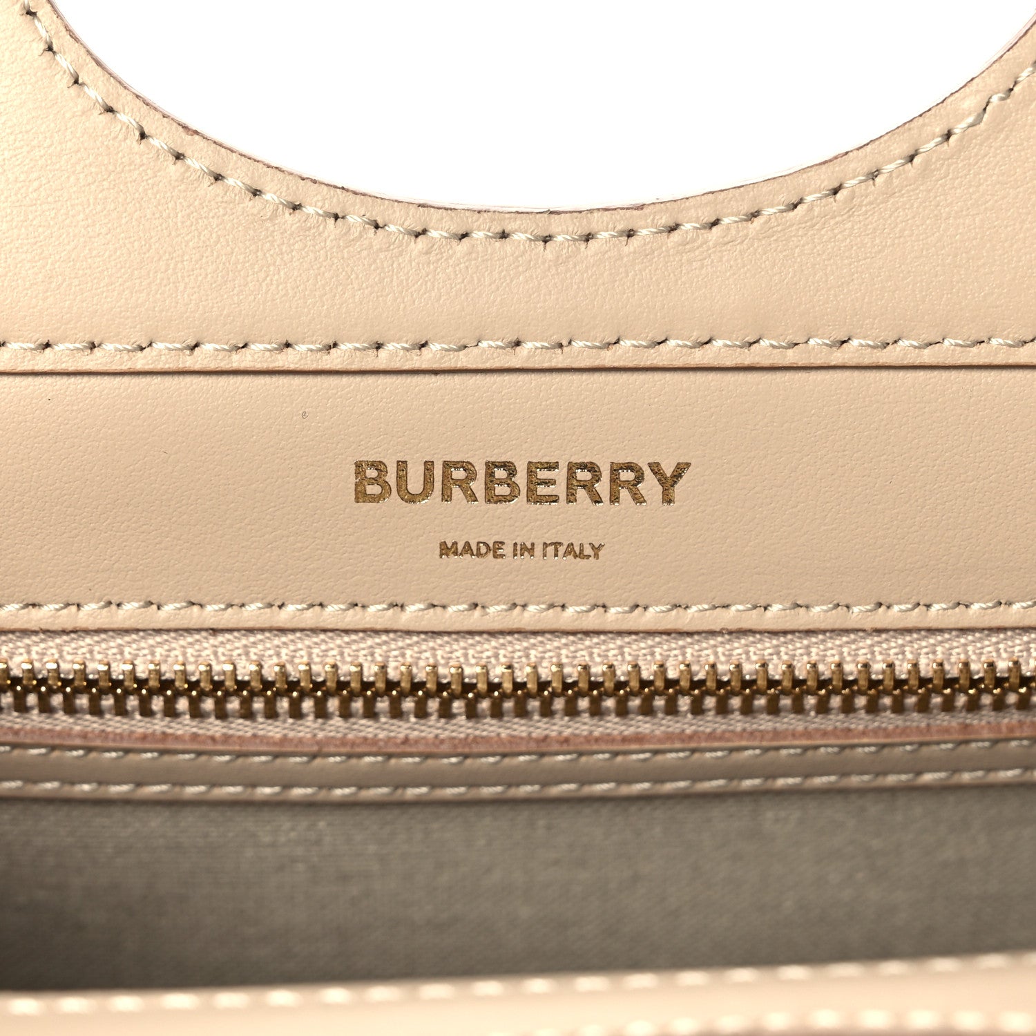 Burberry Smooth Calfskin Canvas Check Mini Pocket Bag Dusty Sand Soft Fawn 6 of 10