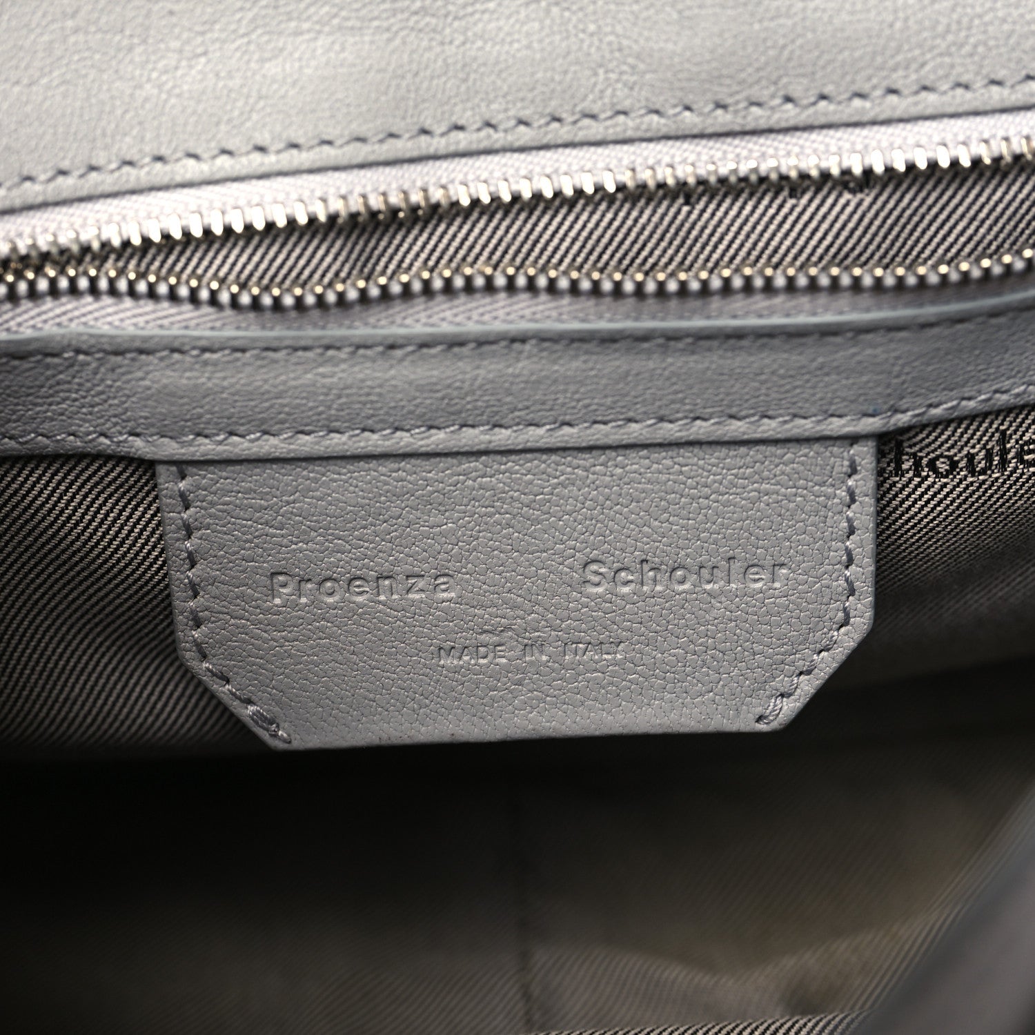 Proenza Schouler Lambskin Tiny PS1 Satchel Fog 6 of 8