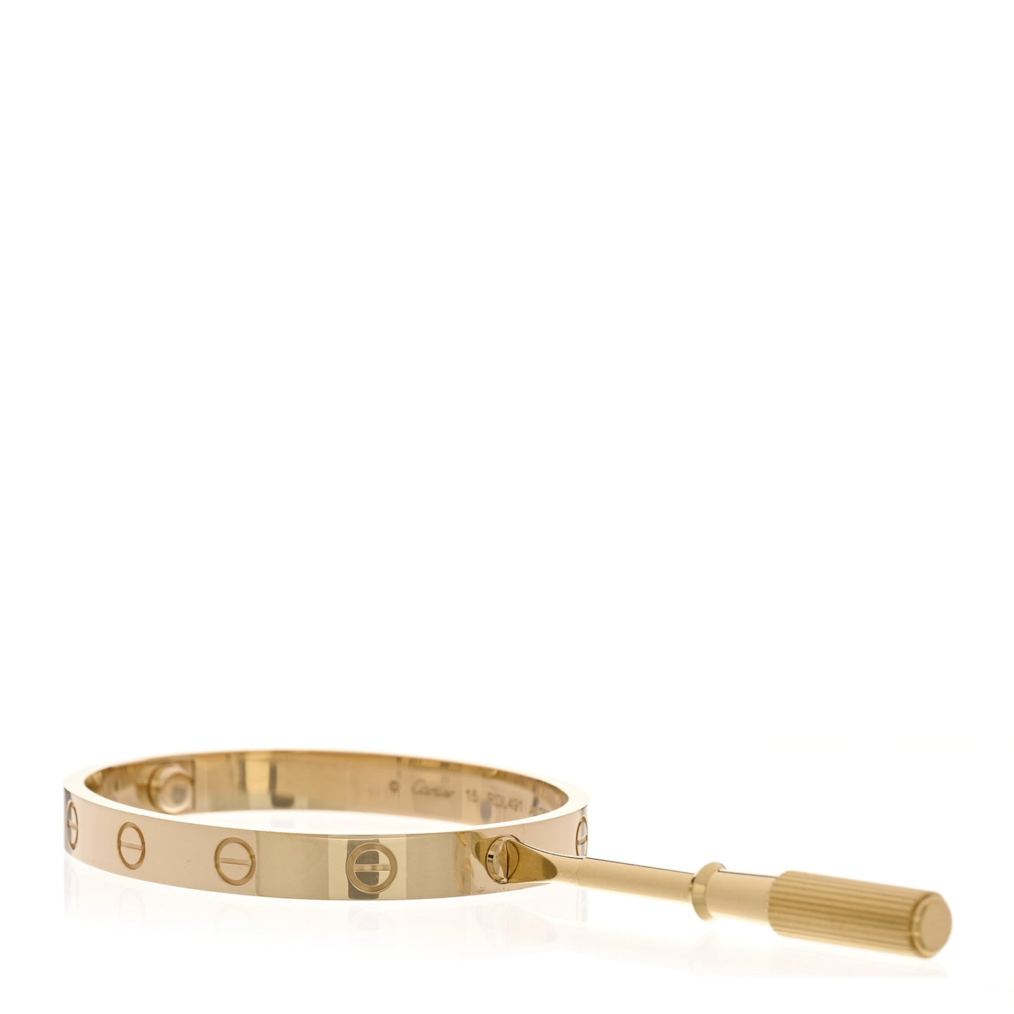 18K Yellow Gold LOVE Bracelet 15