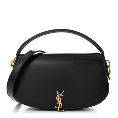 Saint Laurent Box Calfskin Voltaire Top Handle Crossbody Bag Black 1 of 12