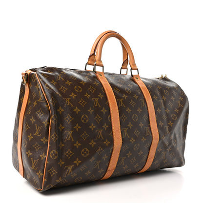 Louis Vuitton Monogram Keepall Bandouliere 50 2 of 12