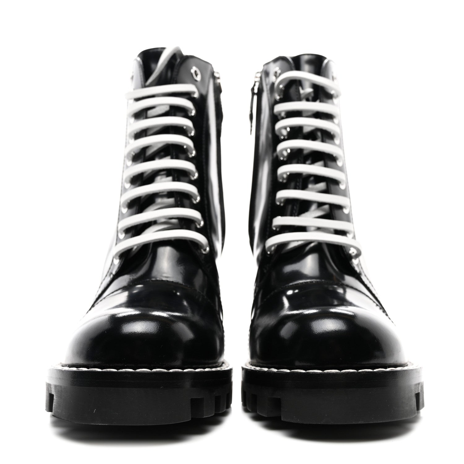 Louis Vuitton Glazed Calfskin Star Trail Ankle Boots 37.5 Black 2 of 8