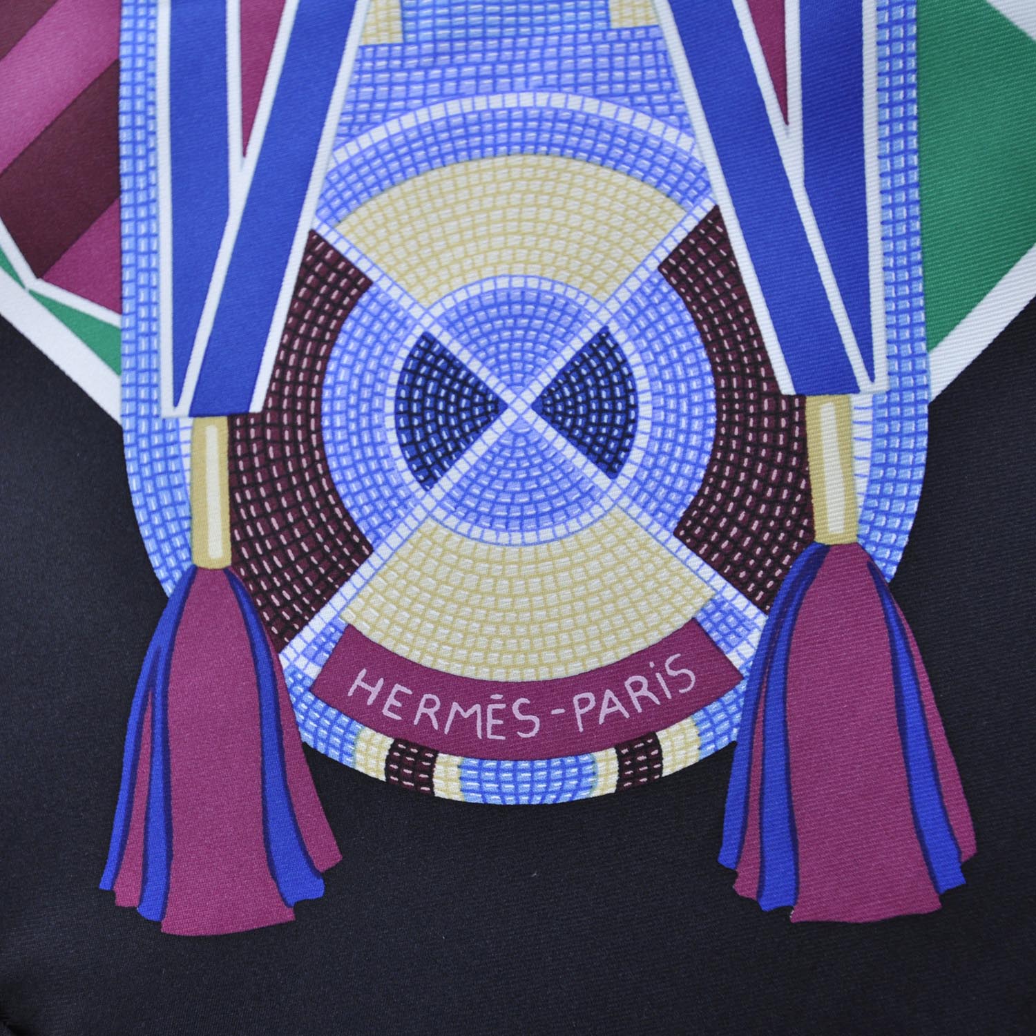 Hermes Silk L'Art Indien des Plaines Scarf 90 3 of 10