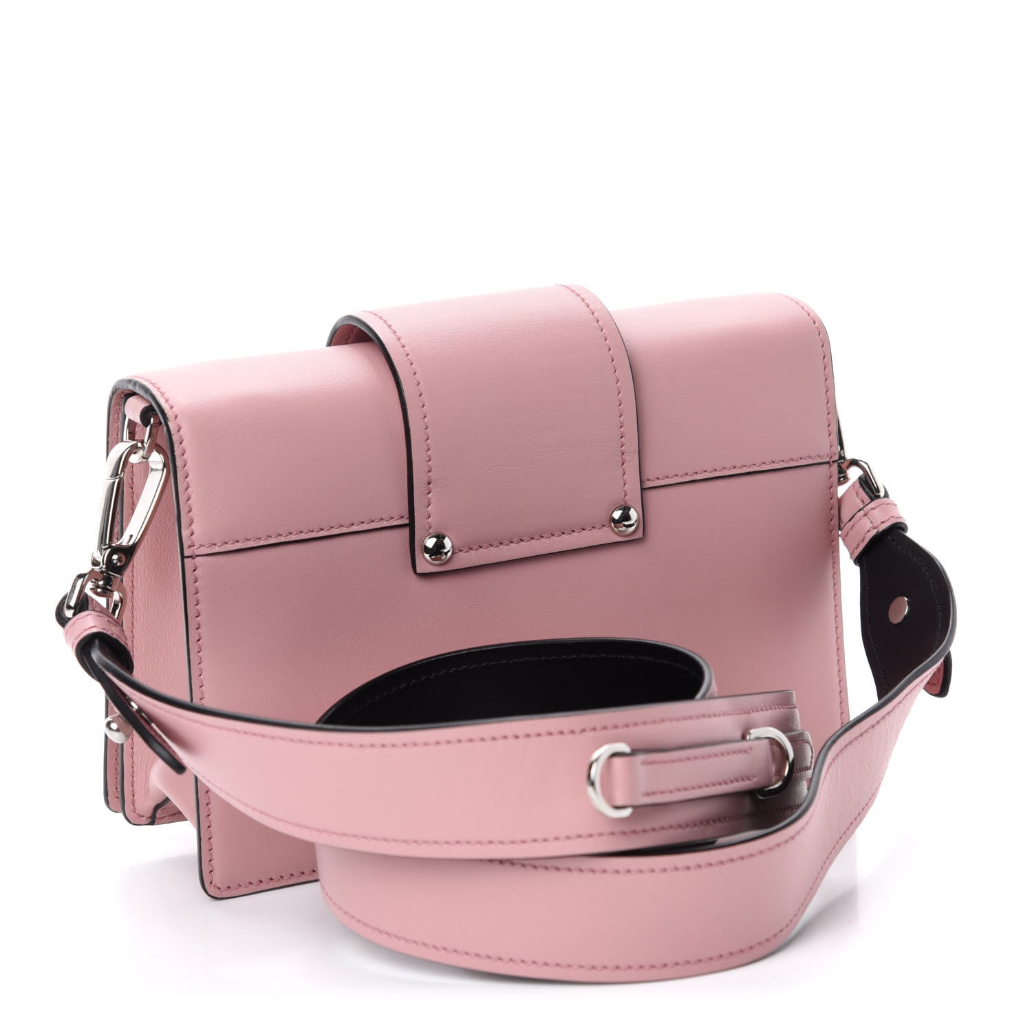 Prada City Calf Plex Ribbon Bag Pesco Giallo 3 of 9