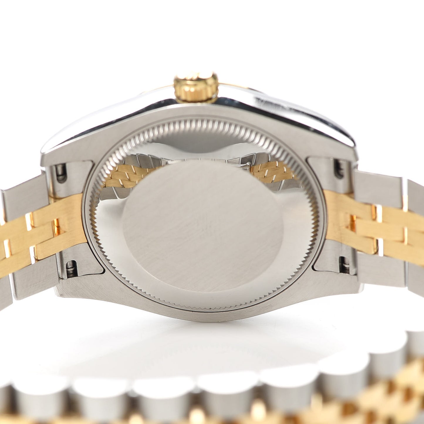 Stainless Steel 18K Yellow Gold 31mm Oyster Perpetual Datejust Watch Silver 178243