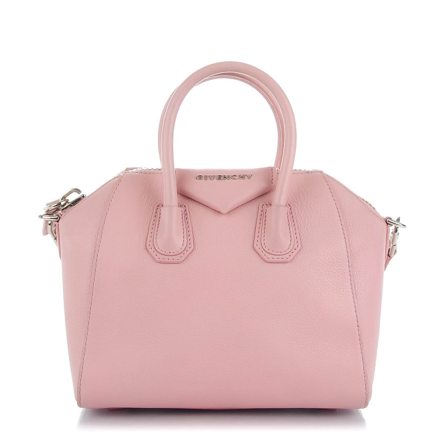 Sugar Goatskin Mini Antigona Pink