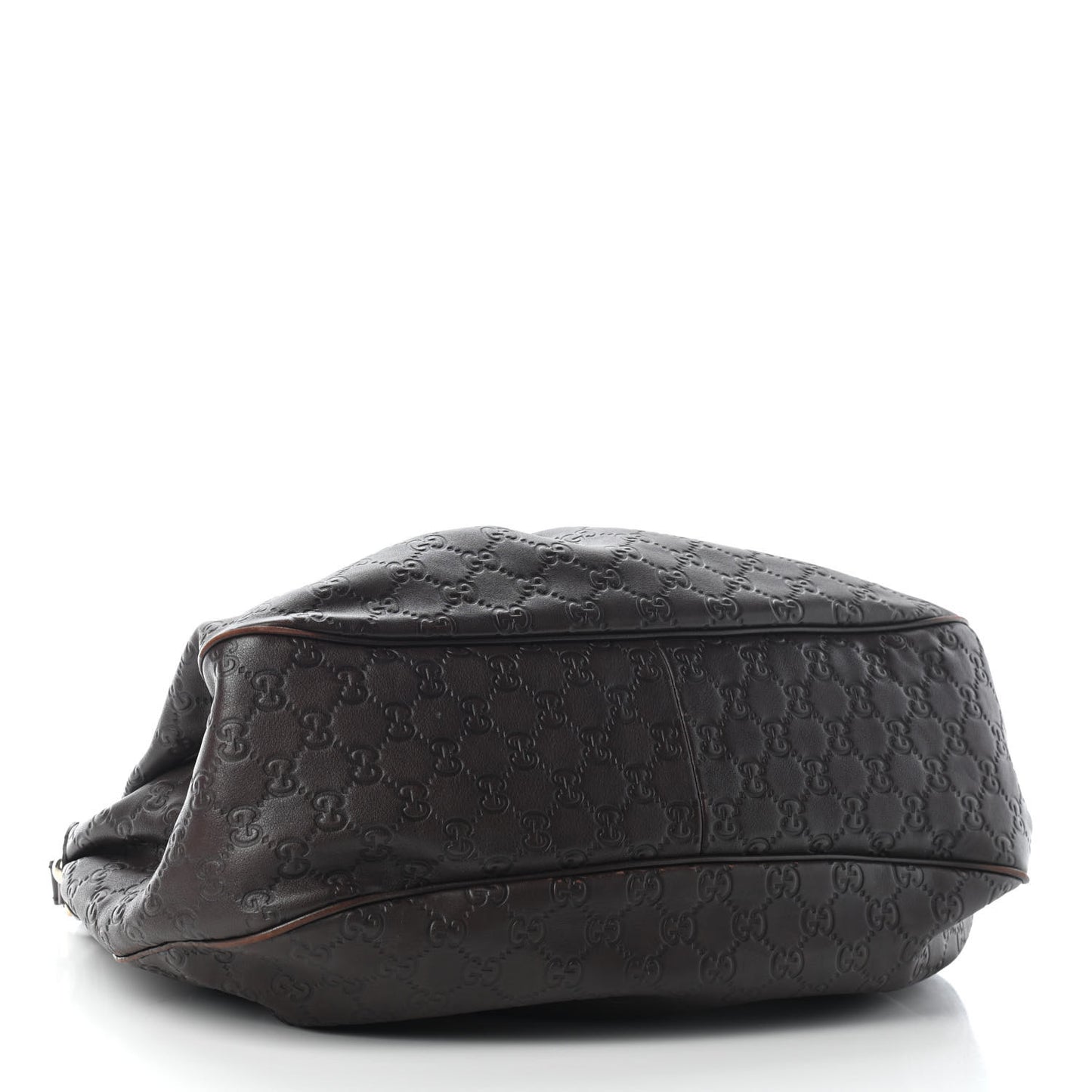 Guccissima Medium Sukey Hobo Dark Brown