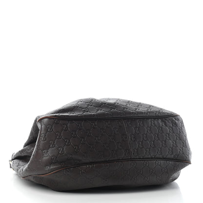 Gucci Guccissima Medium Sukey Hobo Dark Brown 3 of 8