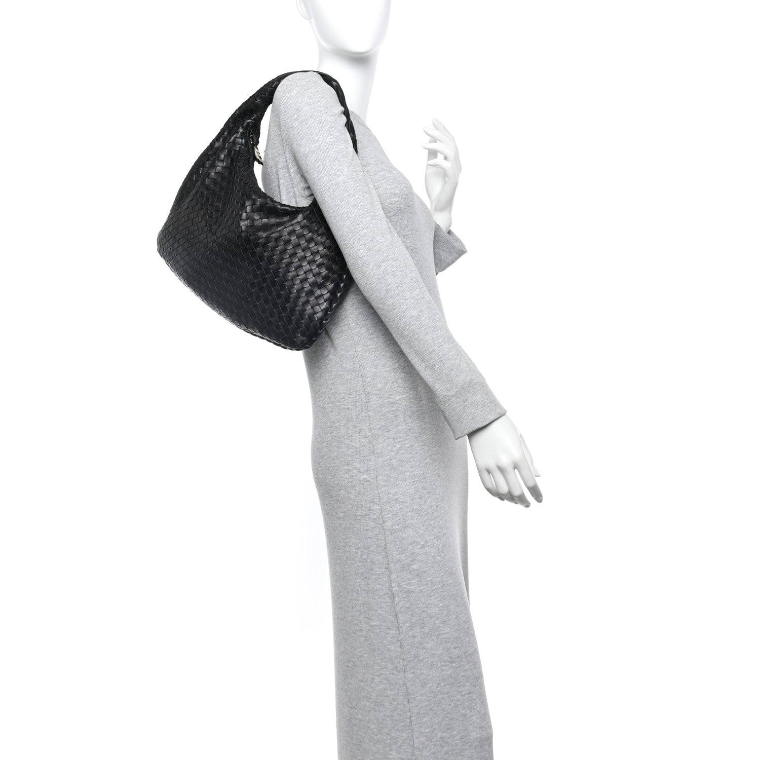 Bottega Veneta Nappa Intrecciato Medium Veneta Hobo Black 2 of 12