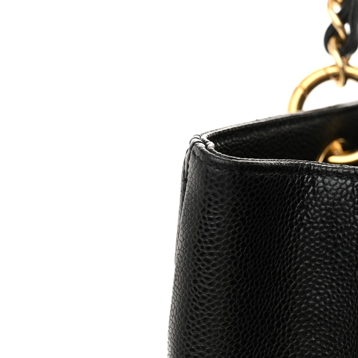 Chanel Caviar Quilted Grand Shopping Tote GST Black 11 of 12