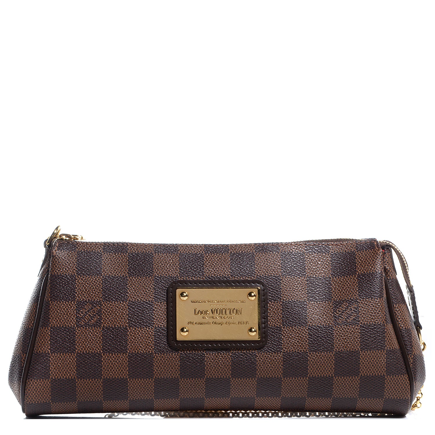 Louis Vuitton Damier Ebene Eva Clutch 1 of 8