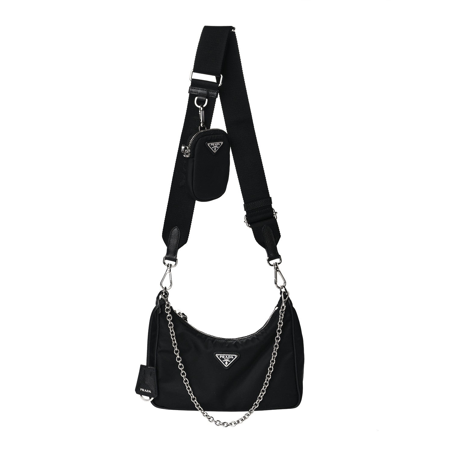 Prada Nylon Re-Edition 2005 Shoulder Bag Black 1 of 11
