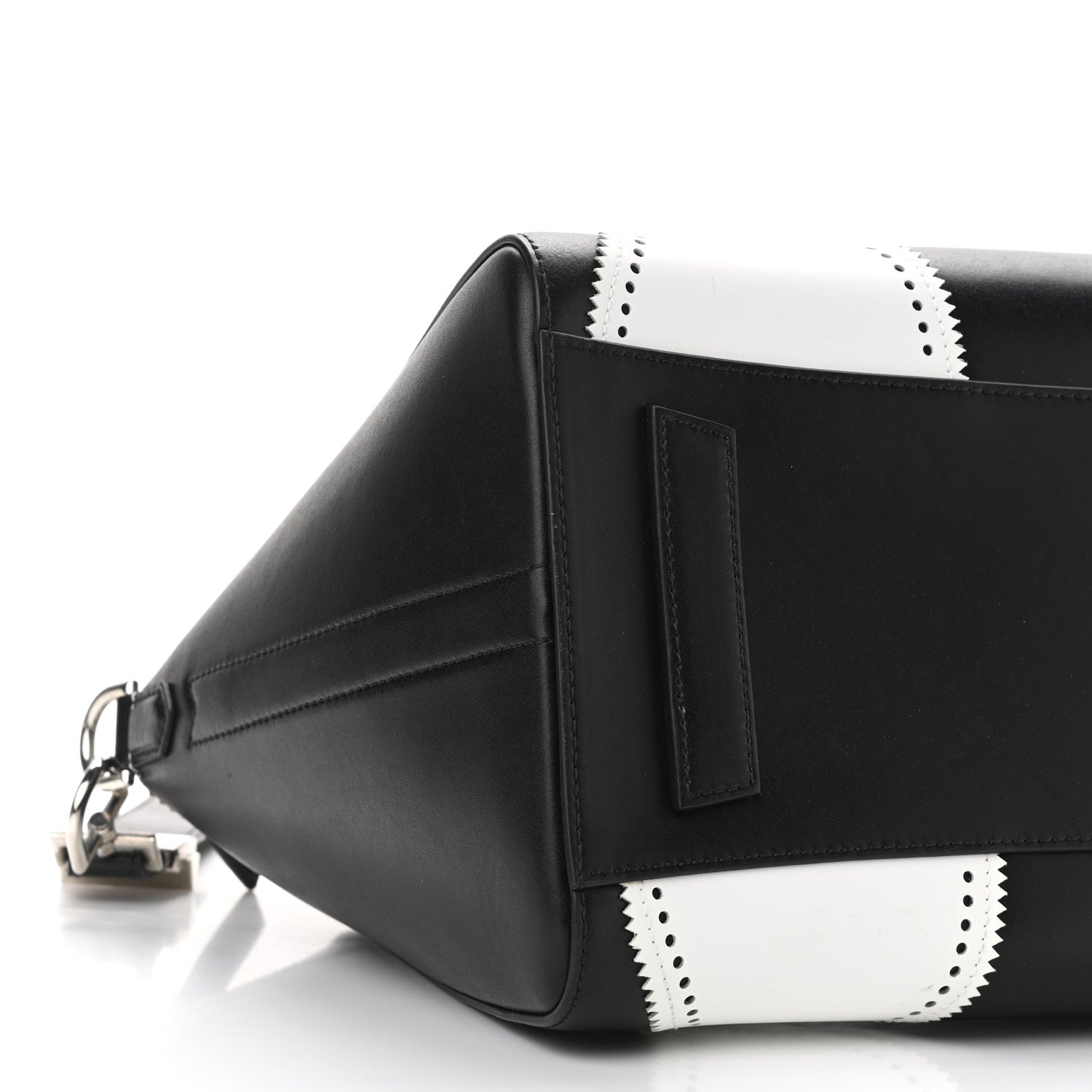 Givenchy Calfskin Brogue Medium Antigona Black White 9 of 11