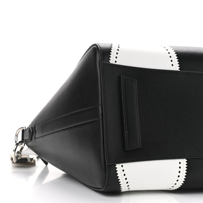 Givenchy Calfskin Brogue Medium Antigona Black White 9 of 11