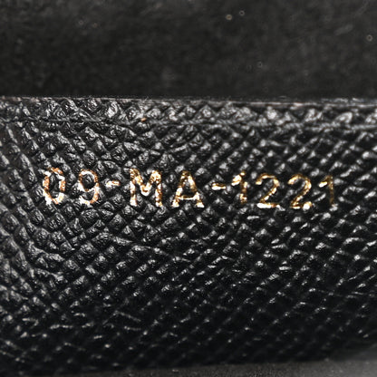 Christian Dior Grained Calfskin Saddle Bag Black 7 of 10